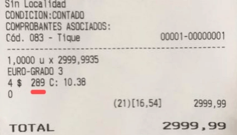 Denuncia viral: una vecina publicó que le cobraron $289 el litro de gasoil 0