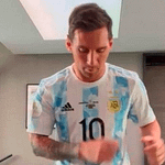 Messi bailó y se sumó a los atletas argentinos en los Juegos Olímpicos
