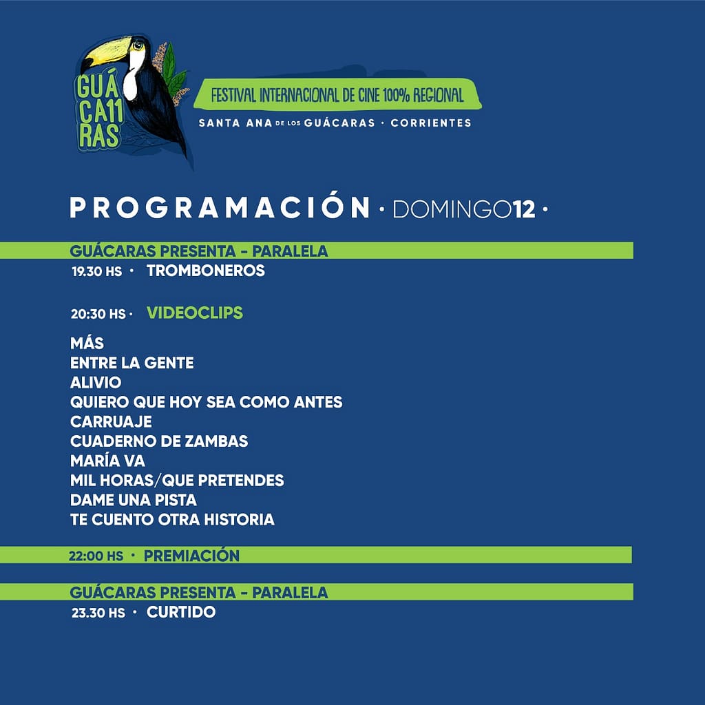 Guácaras Festival Internacional de Cine 100% Regional – Programación 3